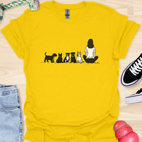 Just a girl who loves bulldogs - V2 - 3D Text T-Shirt